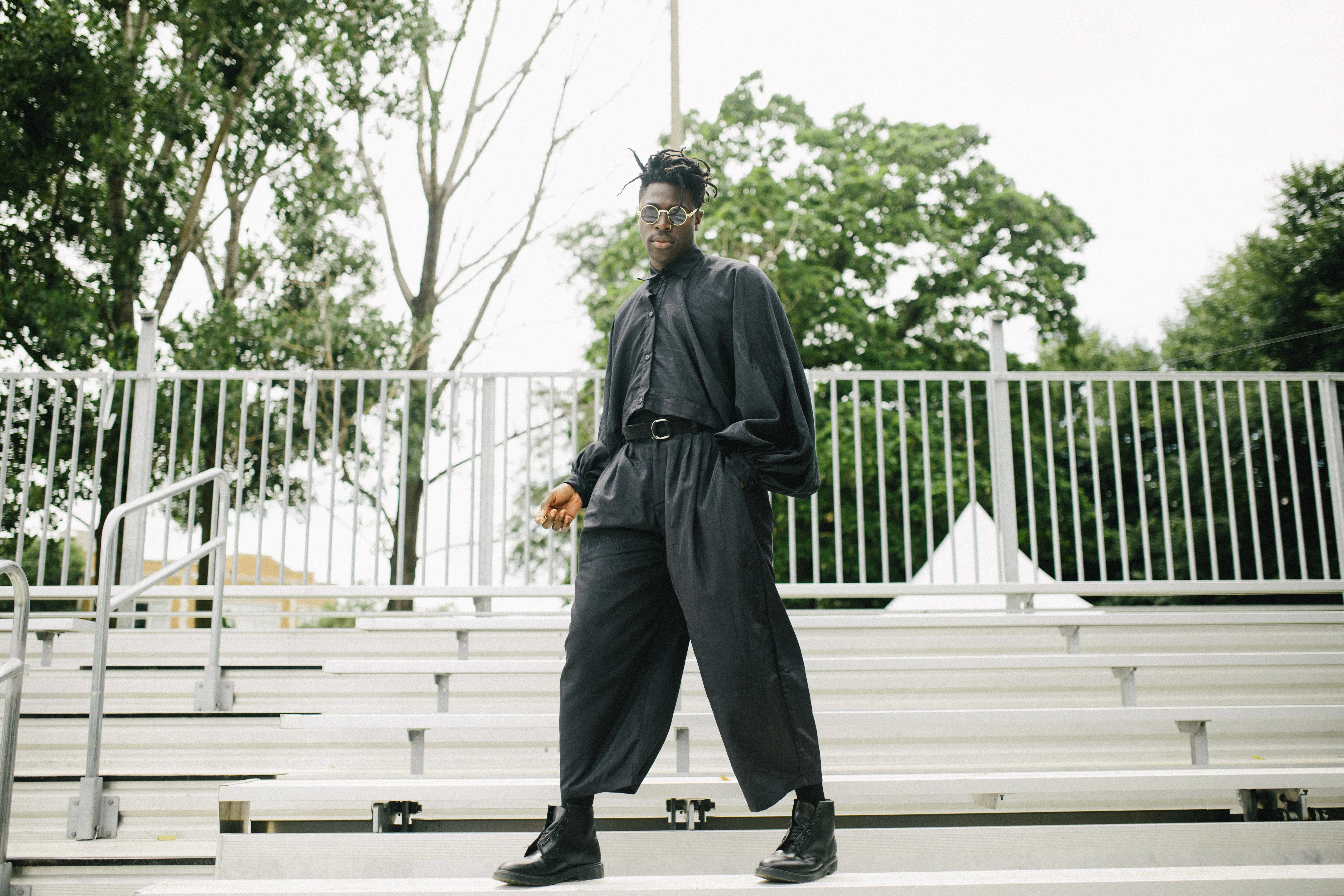 When Moses Sumney Isn’t Wearing Black, He Usually Regrets It