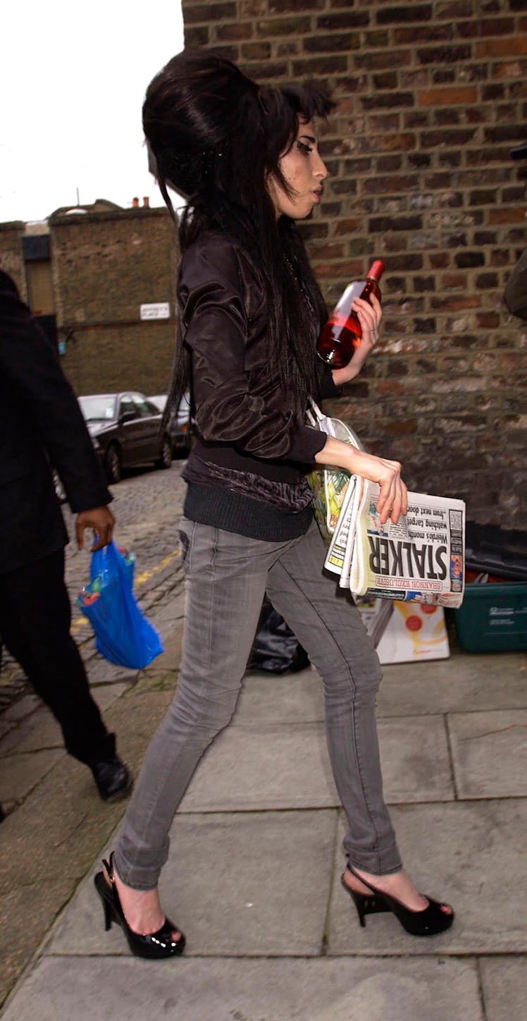 Amy Winehousesighting streets of London
