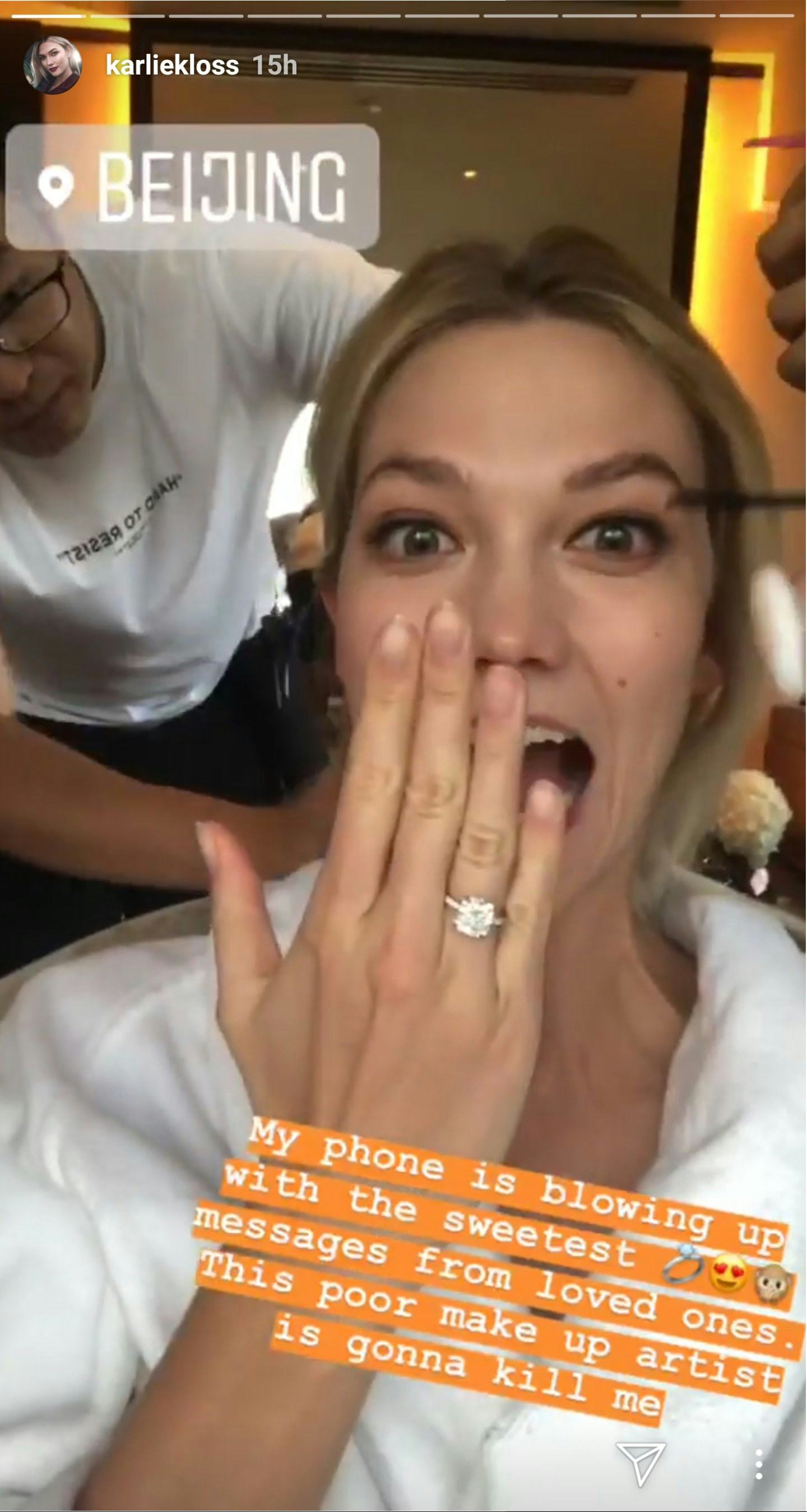 Karlie Kloss Shows Off Her Engagement Ring From Joshua Kushner