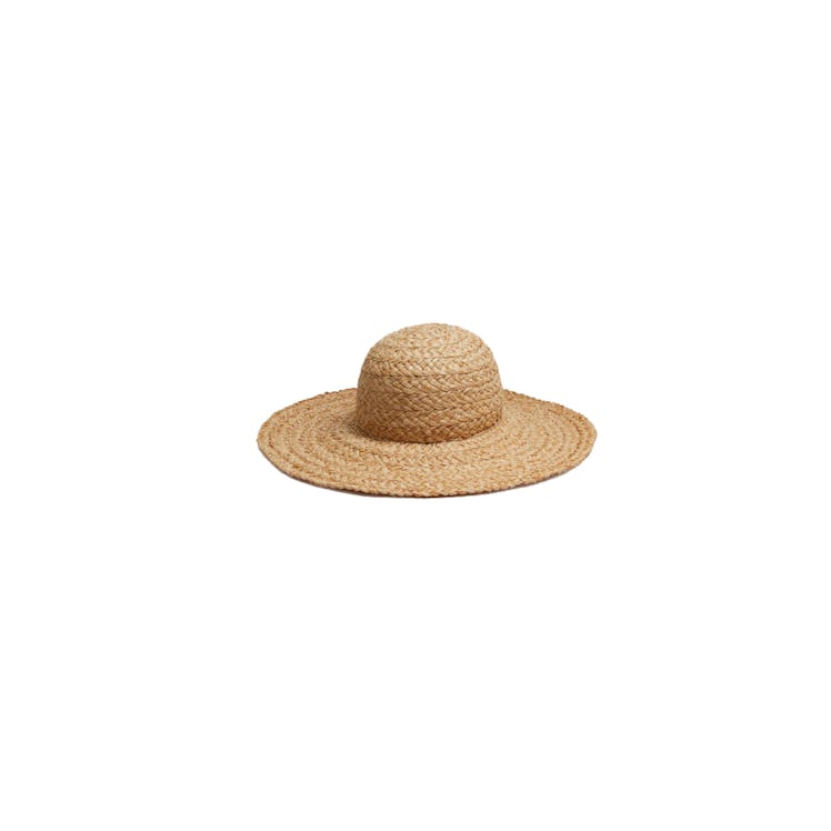 A straw hat by Janessa Leone