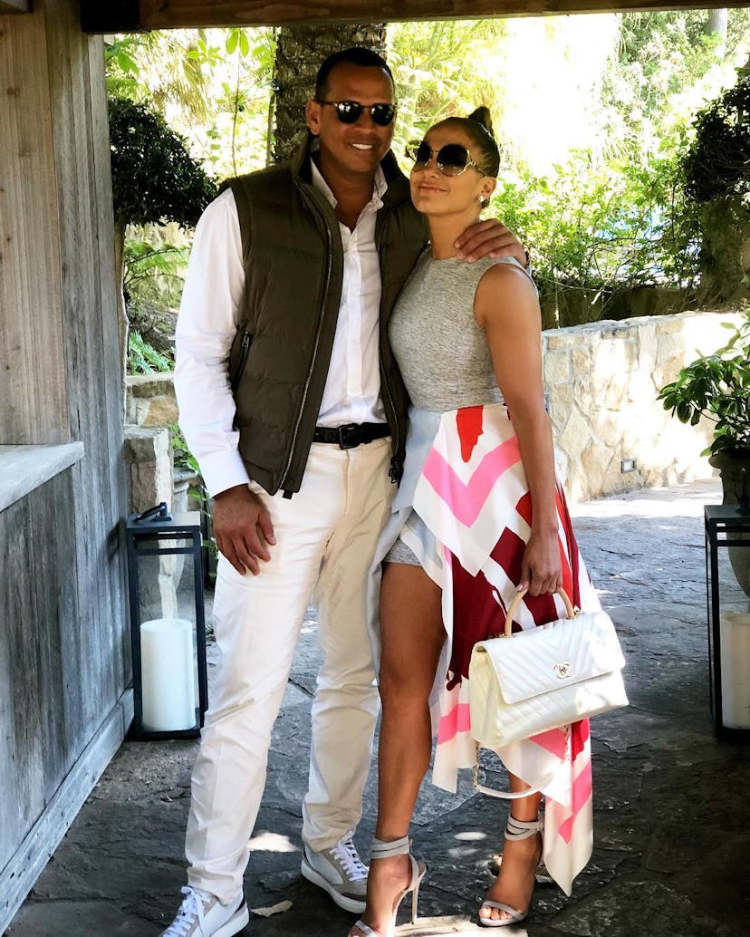 Alex Rodriguez and Jennifer Lopez