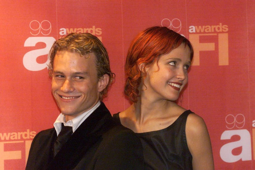 Heath Ledger and Rose Byrne at the AFI Awards in Sydney, 13 November 1999. SHD
