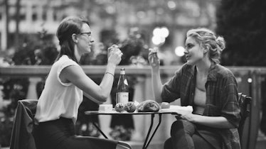 Frances and Sophie from Frances Ha representing the best female friendships in movie history.