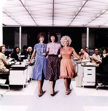 Judy, Violet, and Doralee from 9 to 5 representing the best female friendships in movie history.