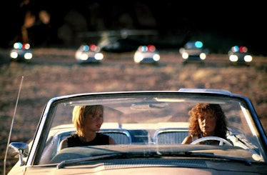 Thelma and Louise from Thelma and Louise representing the best female friendships in movie history.