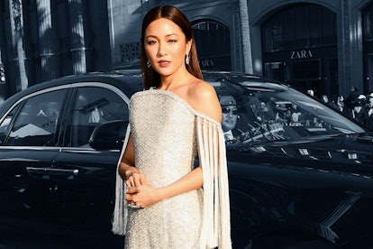 Constance Wu's 'Crazy Rich Asians Premiere' Dress Had 90 Carats of Diamonds lead