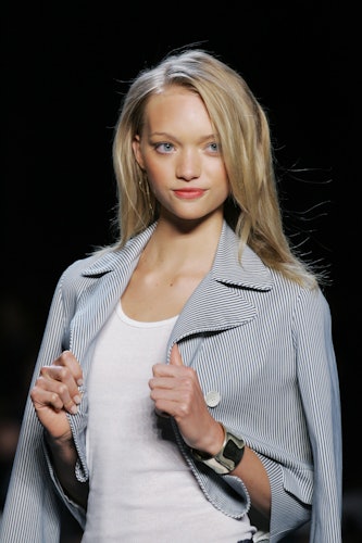 Louis Vuitton Model Gemma Ward long blonde hair wearing no make up