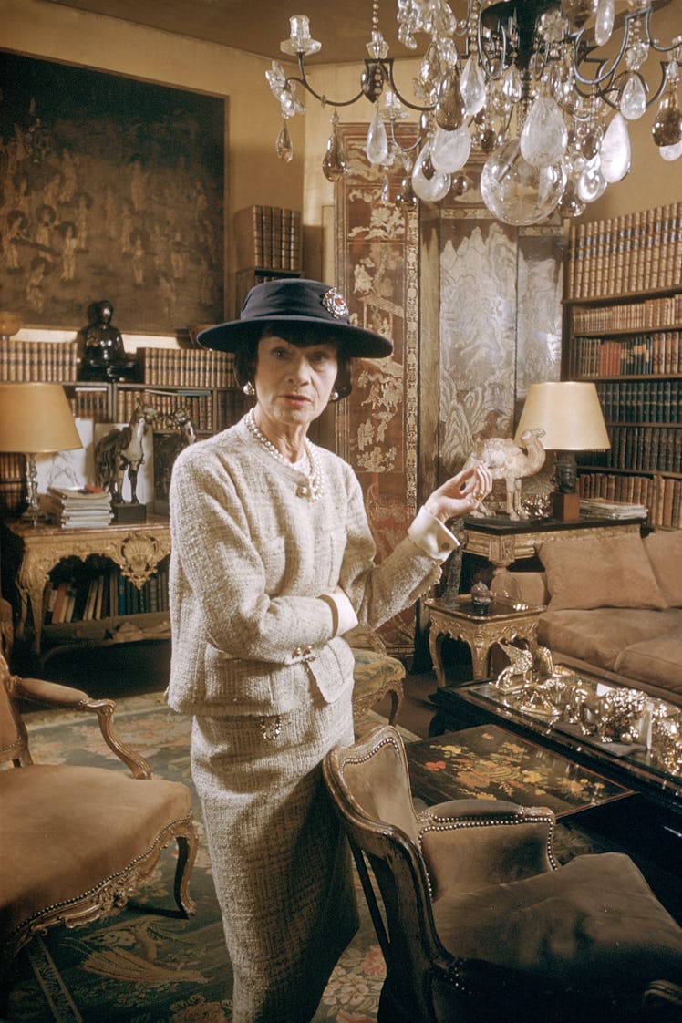 Coco Chanel In Paris, France In 1959 -