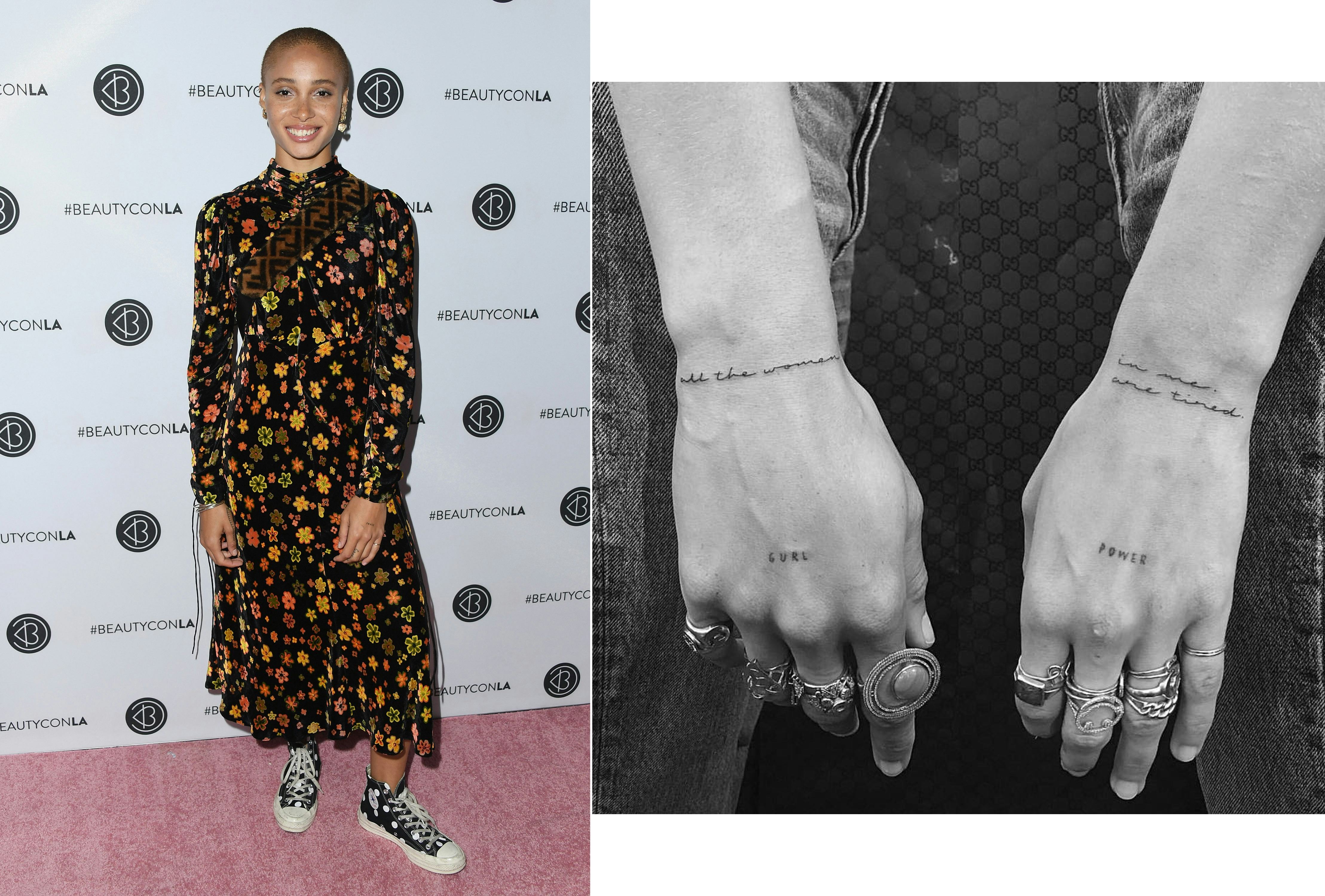 The 32 Coolest Celebrity Tattoos to Inspire Your Next Ink | Marie Claire, image size:4434x3000