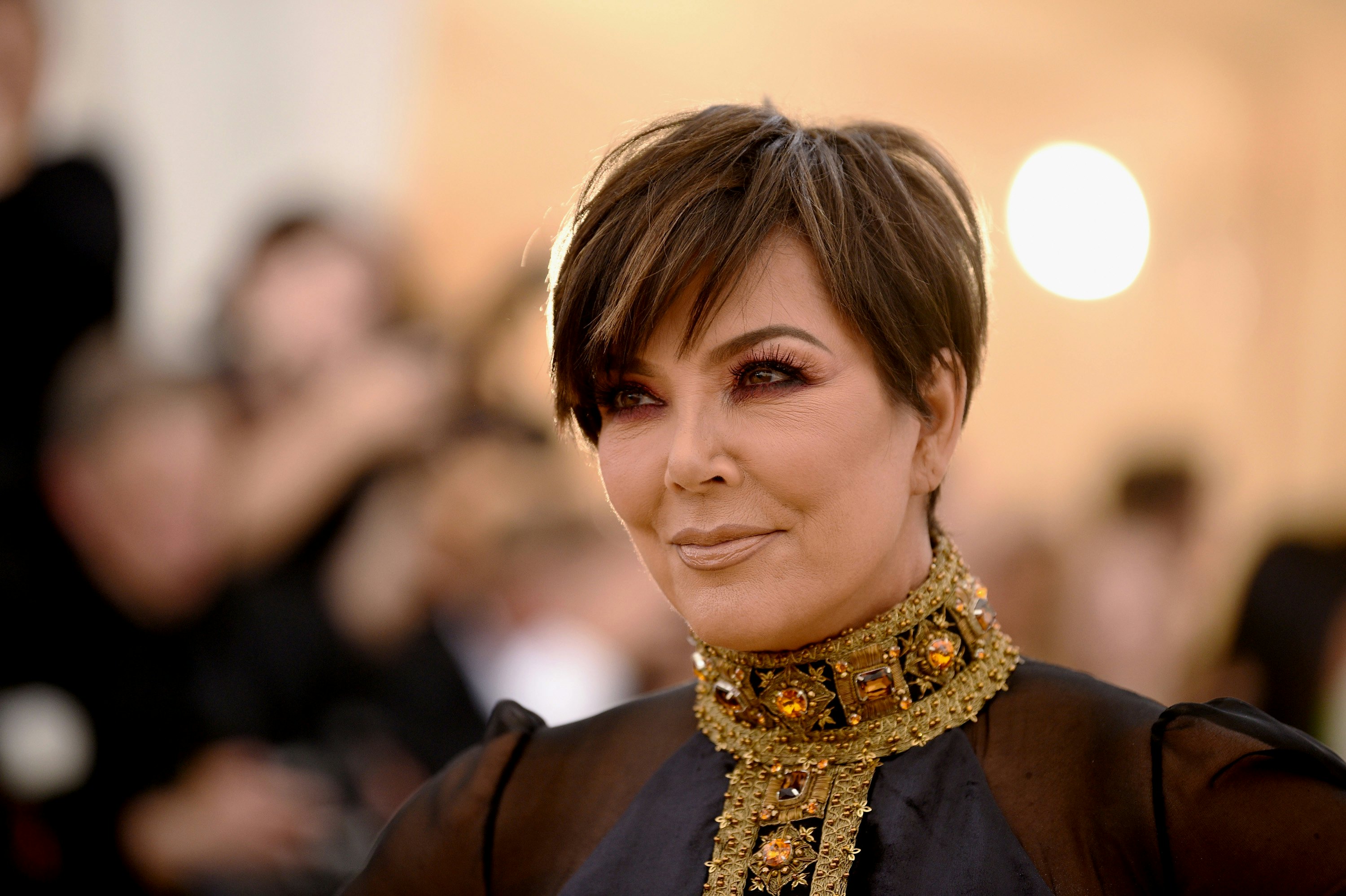 Kris Jenner is gifted a $15K Goyard suitcase that reads Rich As F