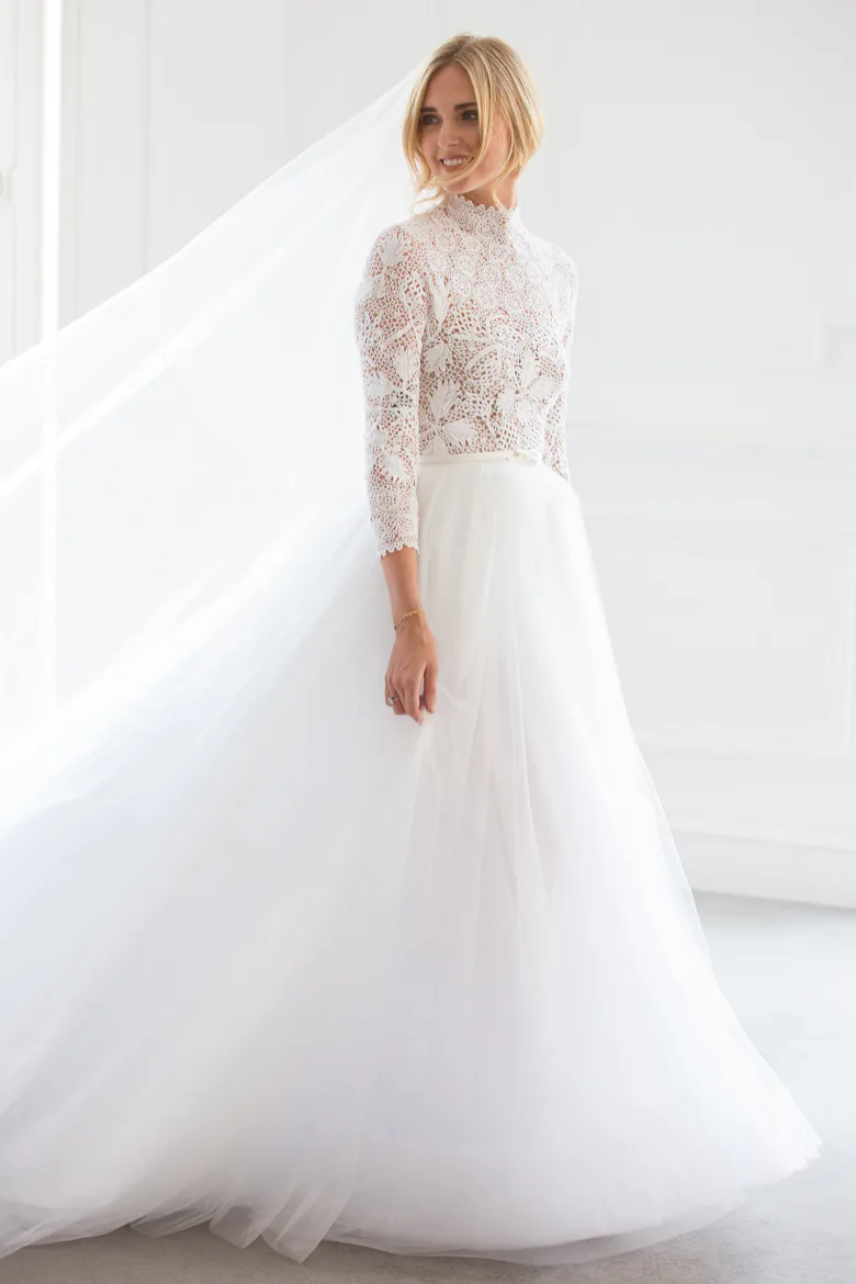 chiara ferragni wedding dress short An Inside Look at Chiara Ferragni's Wedding Dress