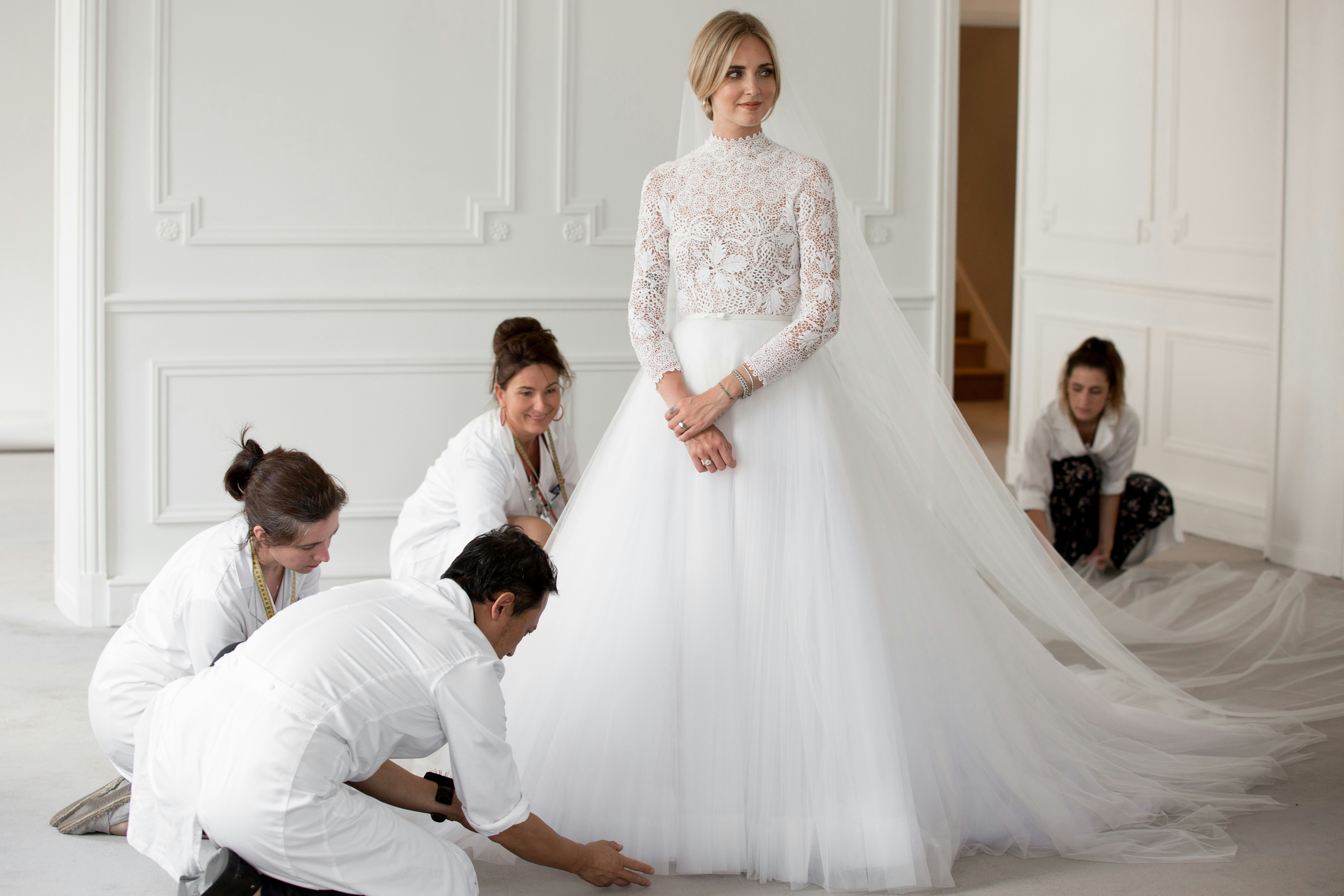 Chiara Ferragni s Wedding Dresses Explained by the Blonde Salad