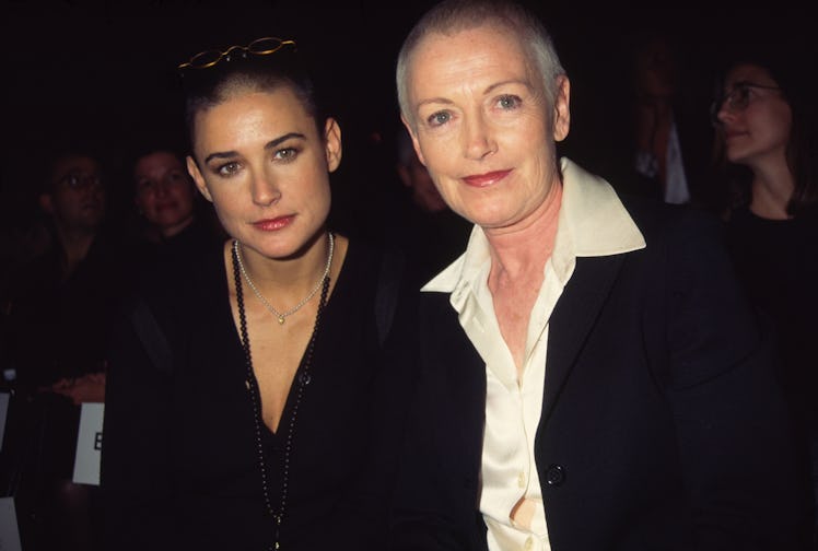 Demi Moore And Liz Tilberis Take In Some Fashion