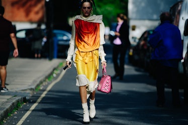 London Fashion Week Street Style Is a Master Class in Bright and Bold ...