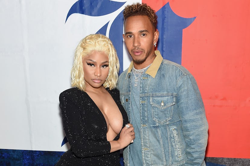 Nicki Minaj and Lewis Hamilon