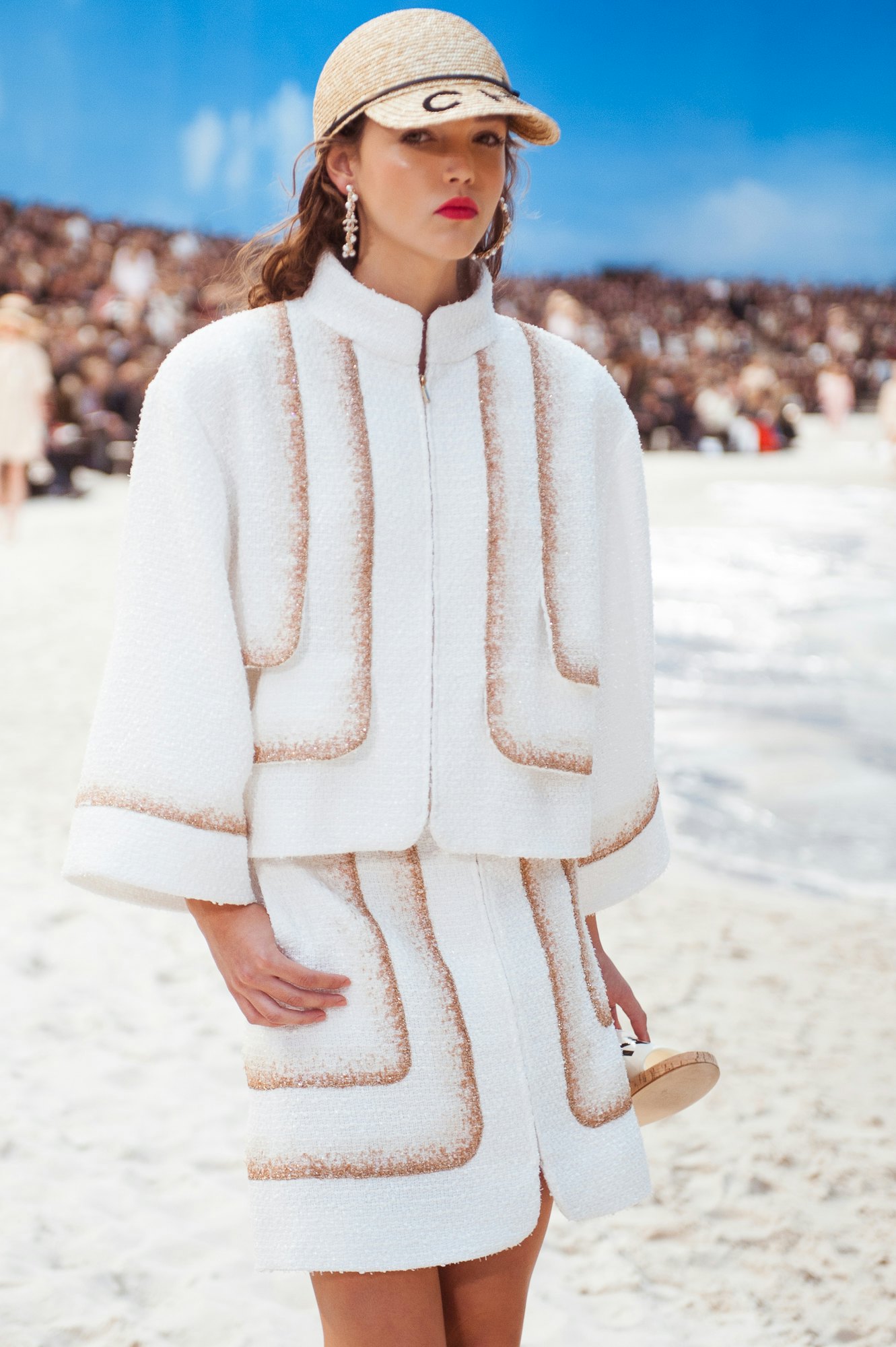 Chanel Turned Paris Fashion Week Into an Actual Day at the Beach