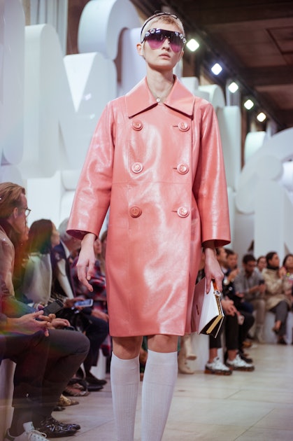 Millennial Pink Gets an Edgy Makeover at Miu Miu’s Spring 2019 Fashion Show