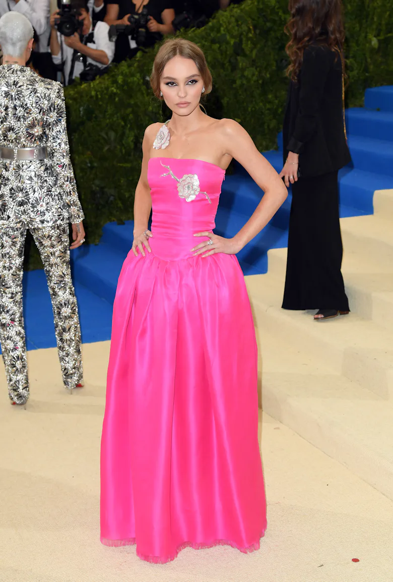 Lily Rose-Depp attends the 2017 Met Gala at the Metropolitan Museum of Art in New York, New York.