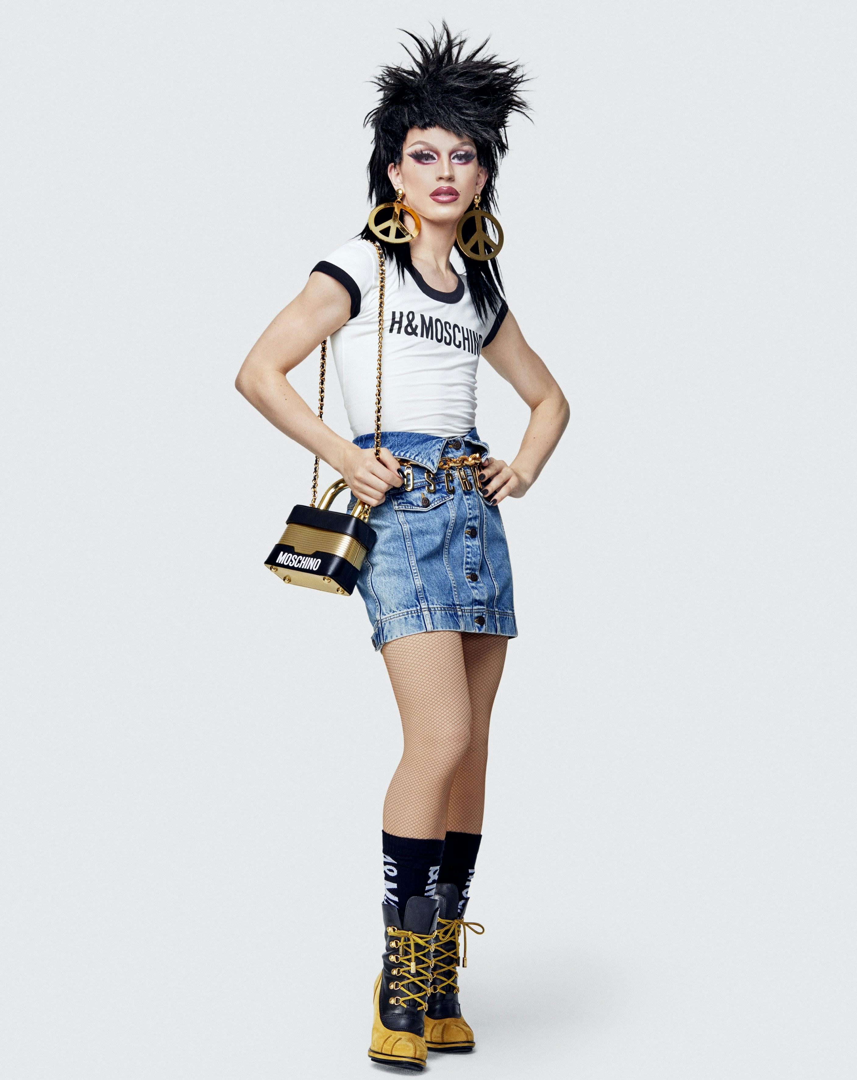 H&m moschino store denim jacket