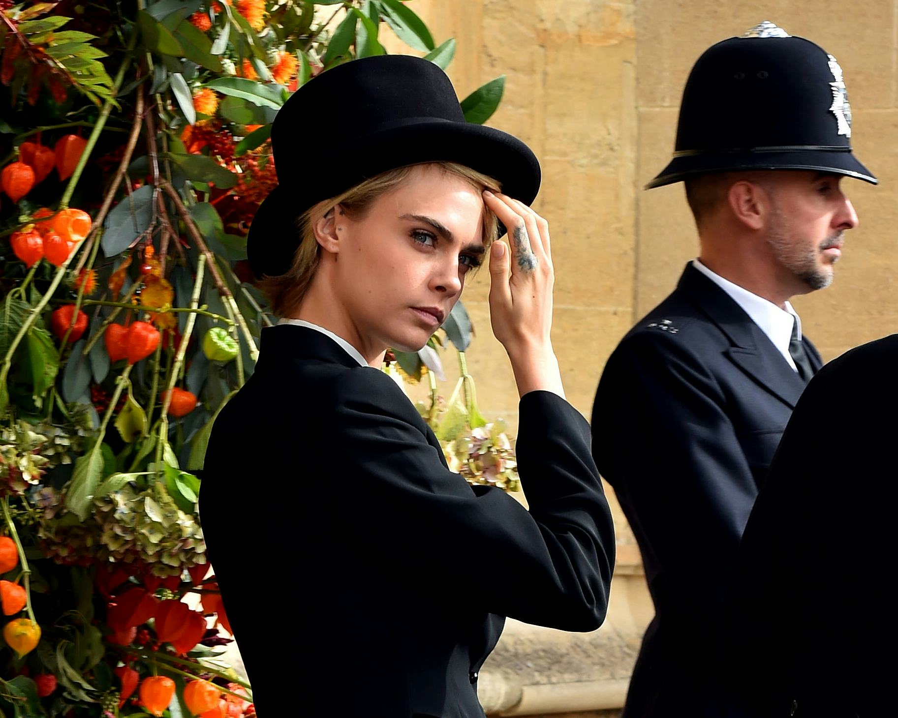 Cara delevingne outlet royal wedding outfit