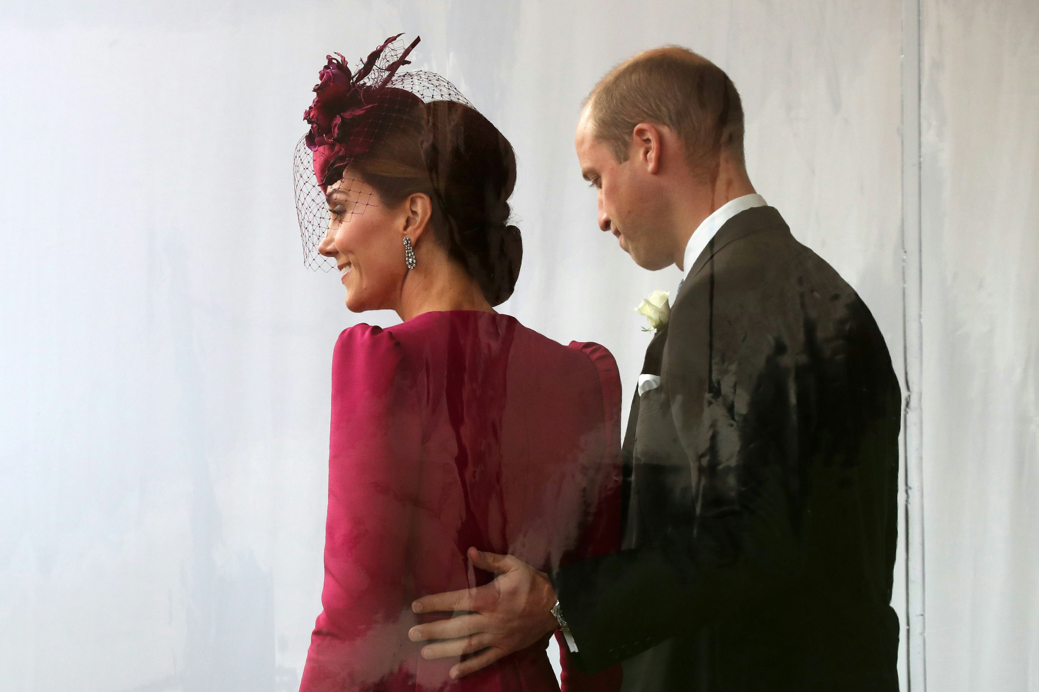 Kate Middleton and Prince William Held Hands at Princess Eugenie s