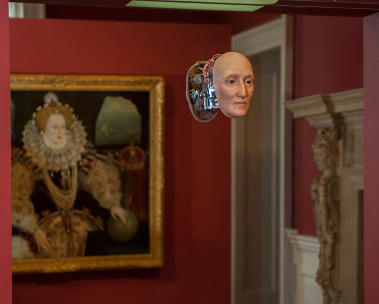 Installation Shots of Mat Collishaw’s new commission in the Queen’s House, Queen’s Presence Chamber.