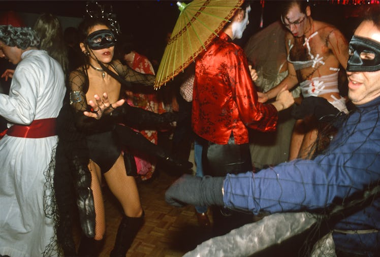 Revelers Dance At The 3rd Halloween Party At Studio 54