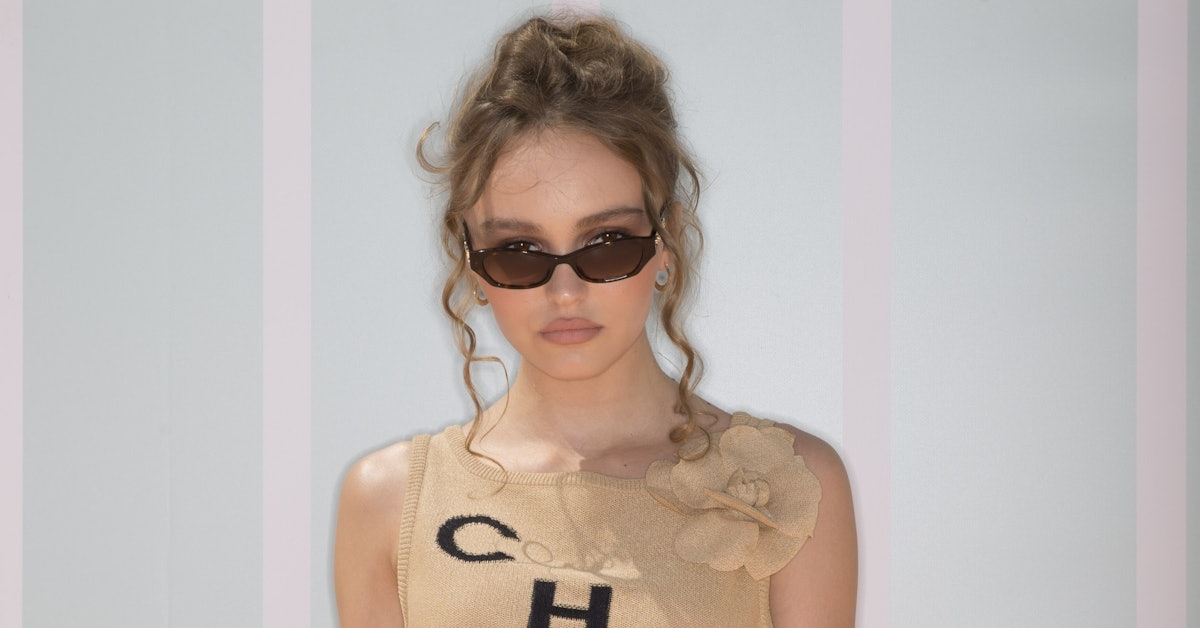 chanel lily rose depp sunglasses