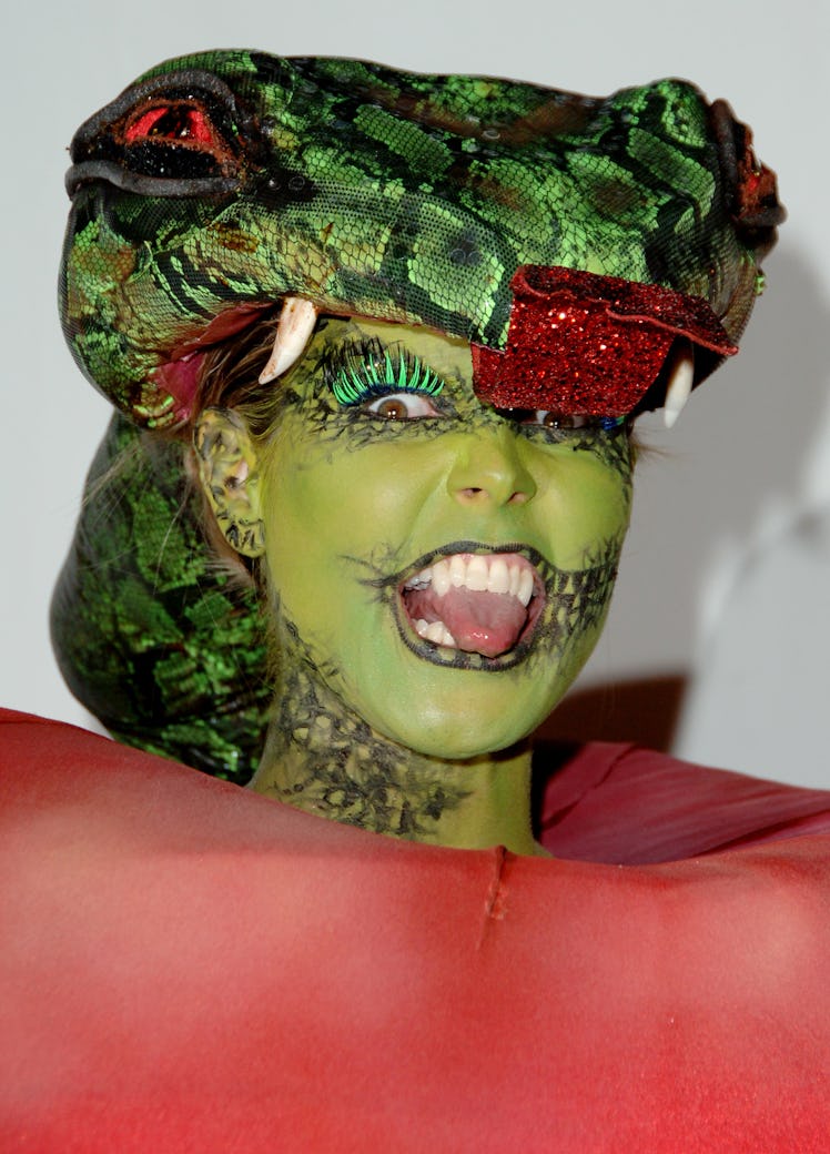 Heidi Klum on Halloween in 2006.