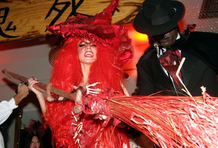 Heidi Klum on Halloween in 2004.