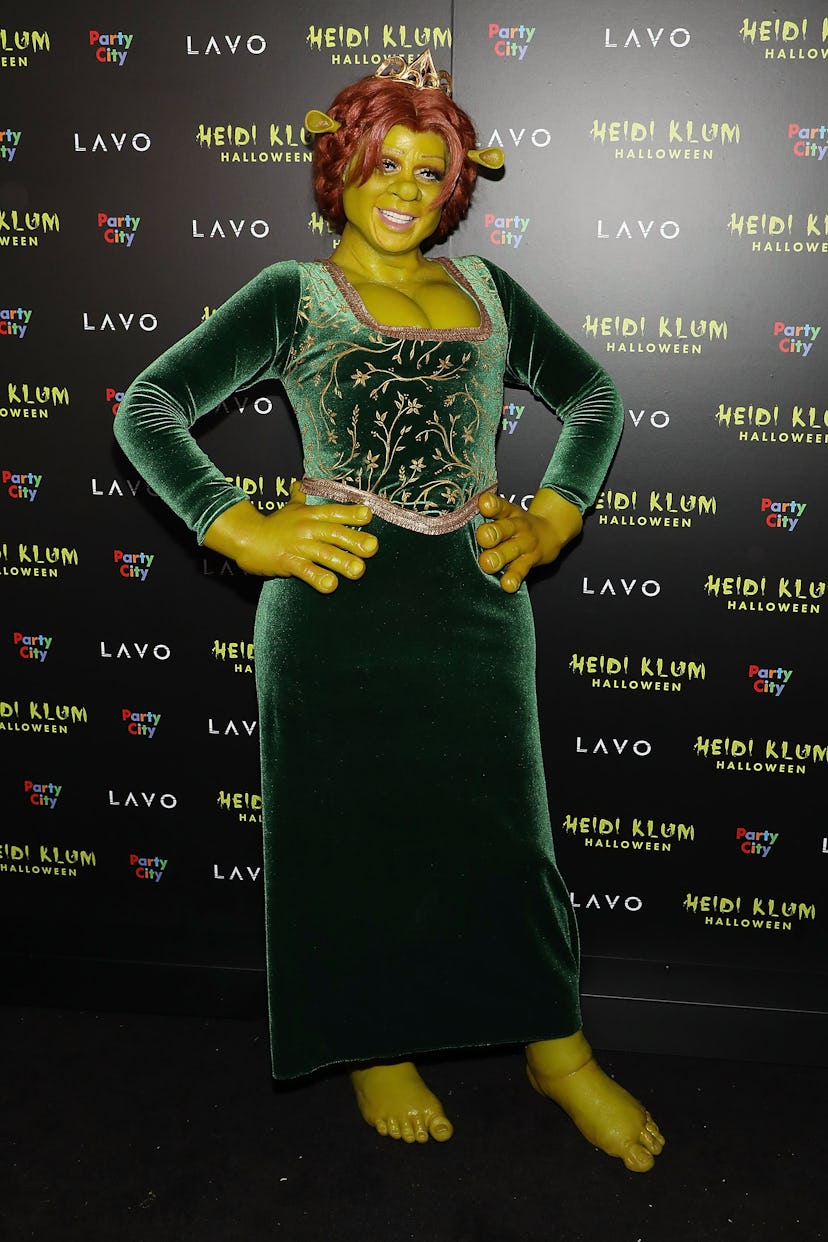 Heidi Klum as Princess Fiona for Halloween