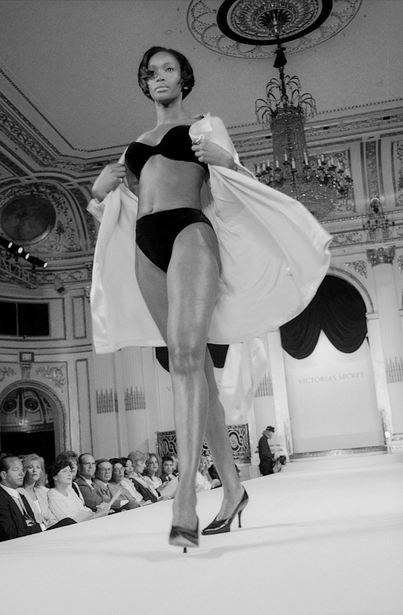 Beverly Peele models an outfit at the Victoria's Secret fash