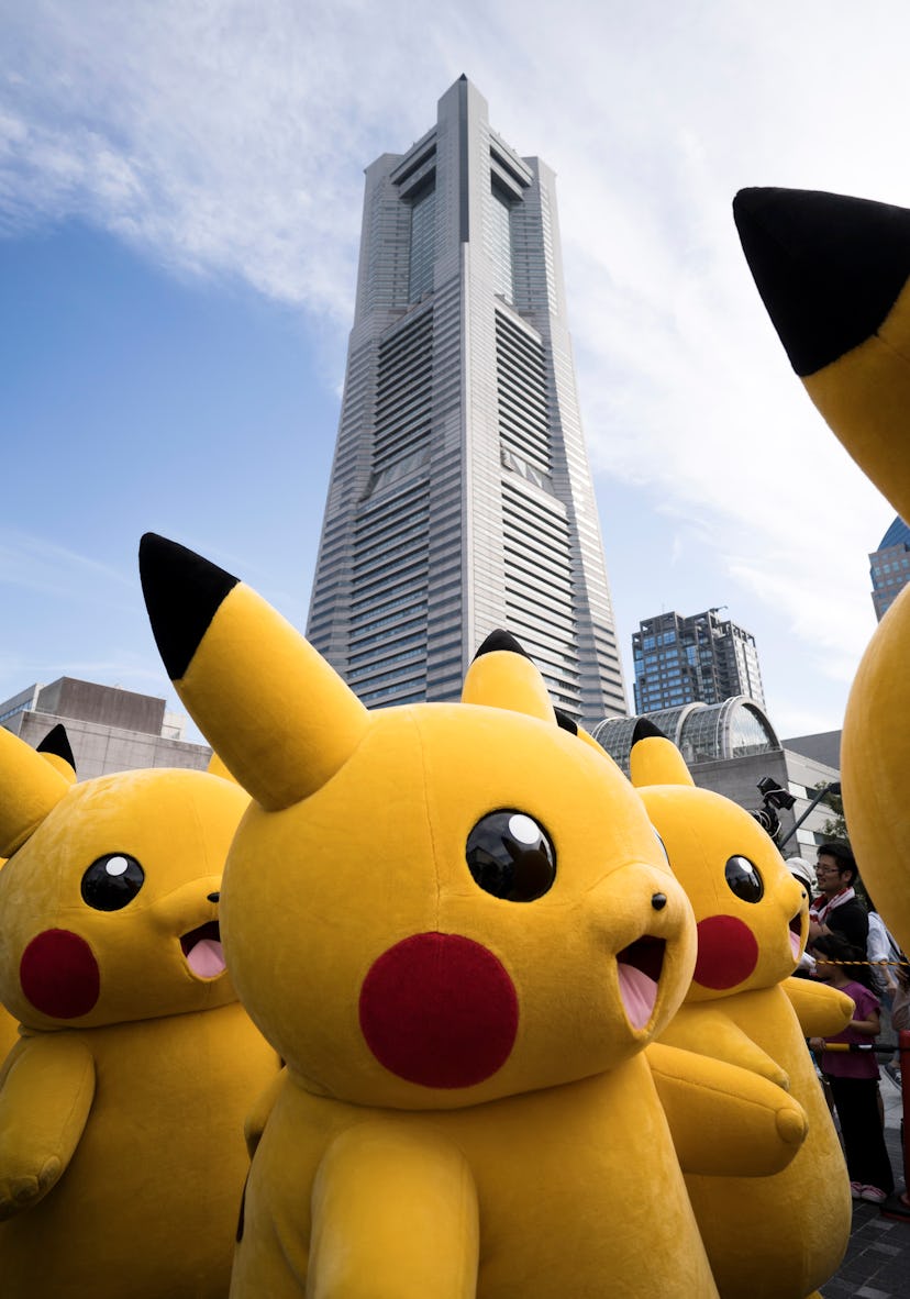 Pikachus Parade At Yokohama's Summer Festival