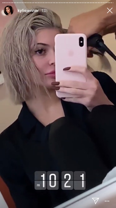 Kylie Jener silver hair