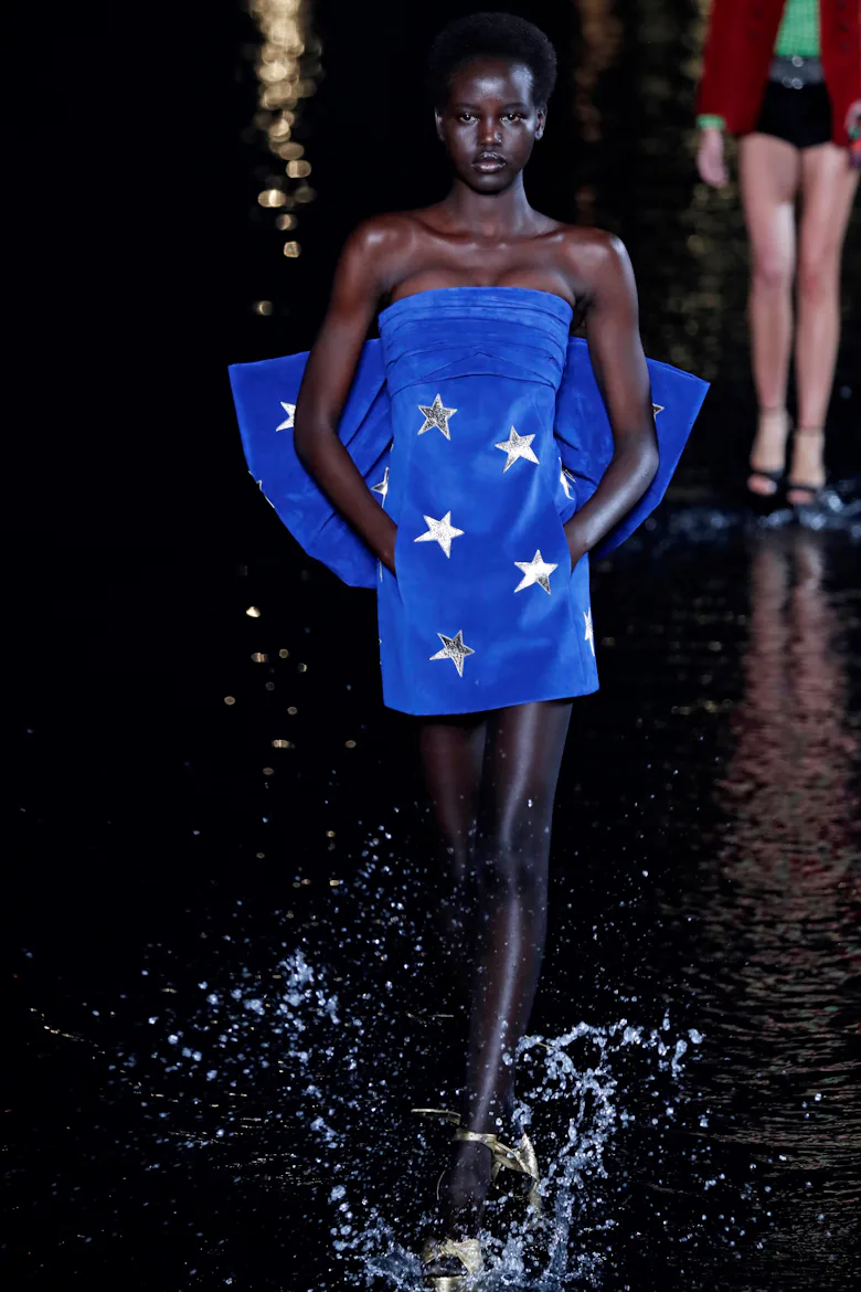 runway dress event The best way to wear a ball gown? For Viktor & Rolf, it's sideways and upside down