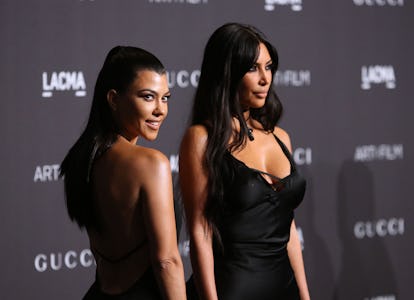 Kim Kardashian West and Kourtney Kardashian