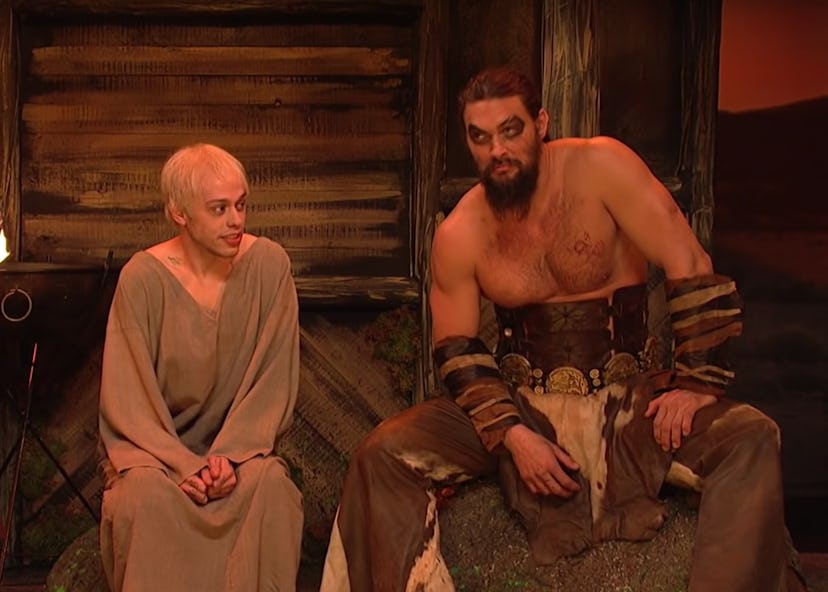 Jason Momoa and Pete Davidson