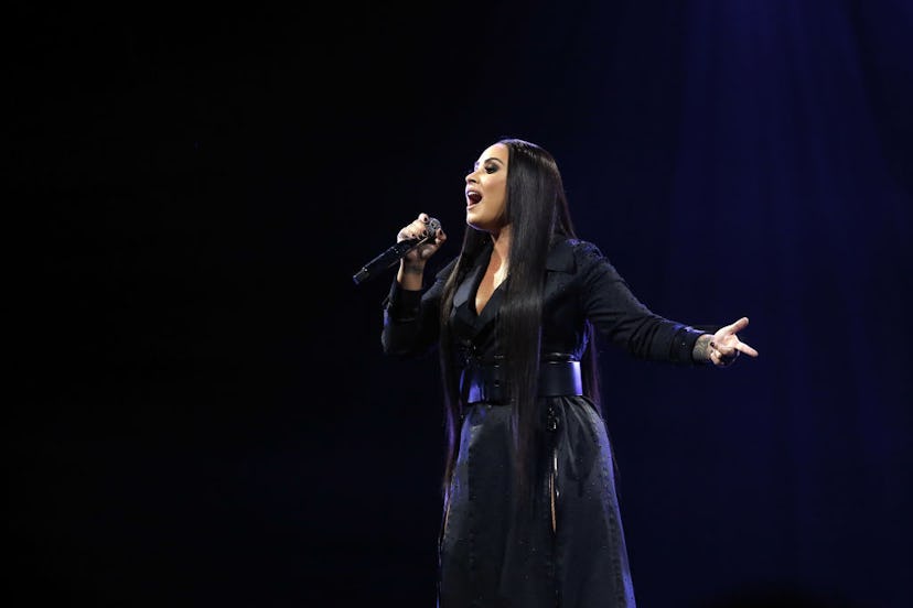 Demi Lovato Performs at The O2 Arena