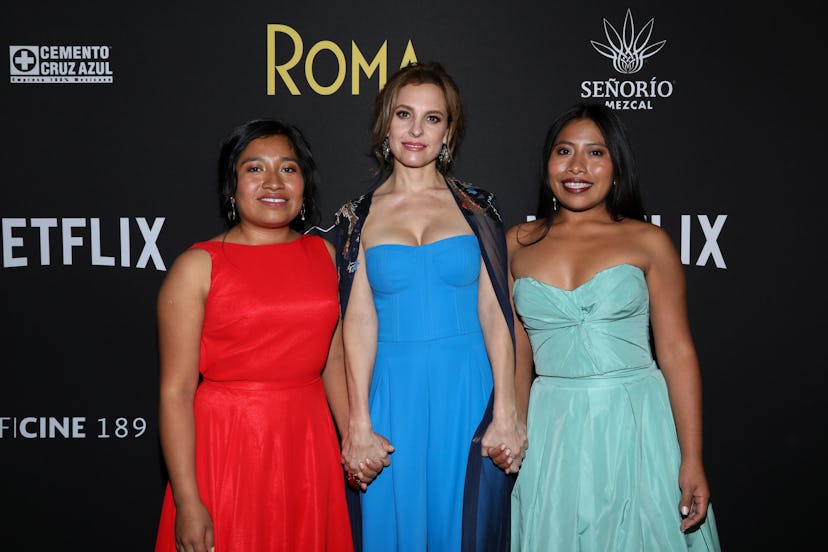 Roma stars Nancy Garcia, Marina de Tavira, and Yalitza Aparicio