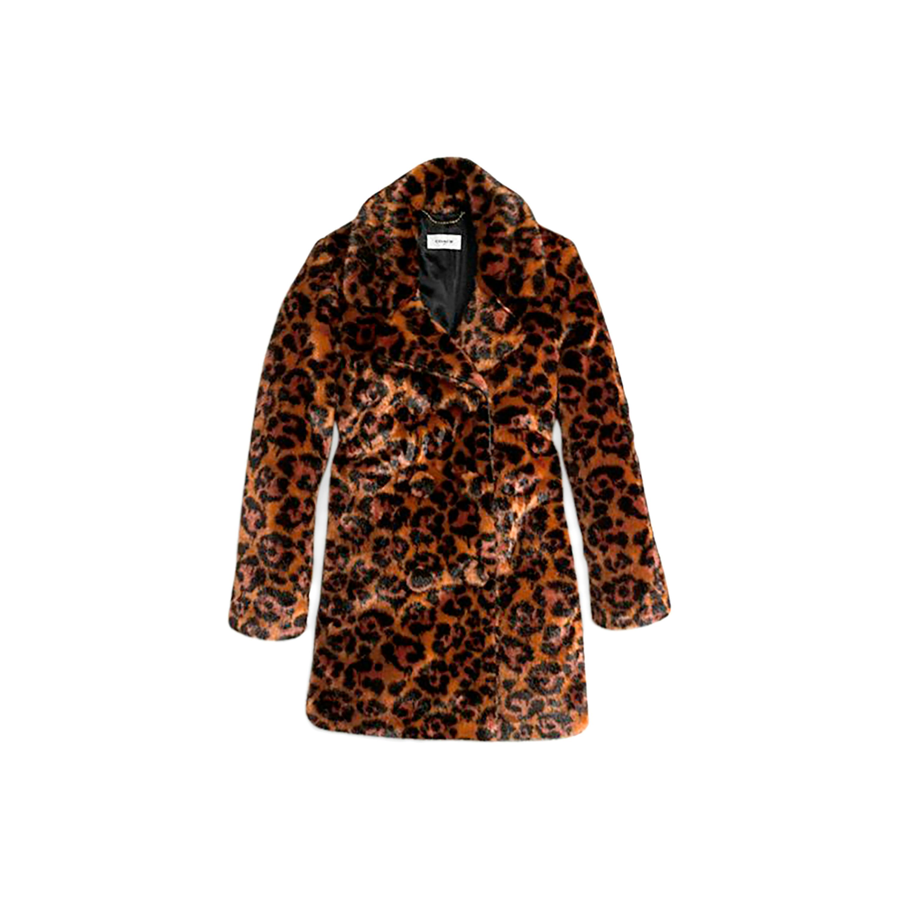 winter leopard coats & jackets