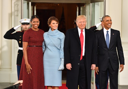 Michelle Obama at Donald Trump's 2016 inauguration