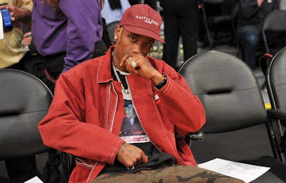 Celebrities At The Los Angeles Lakers Game