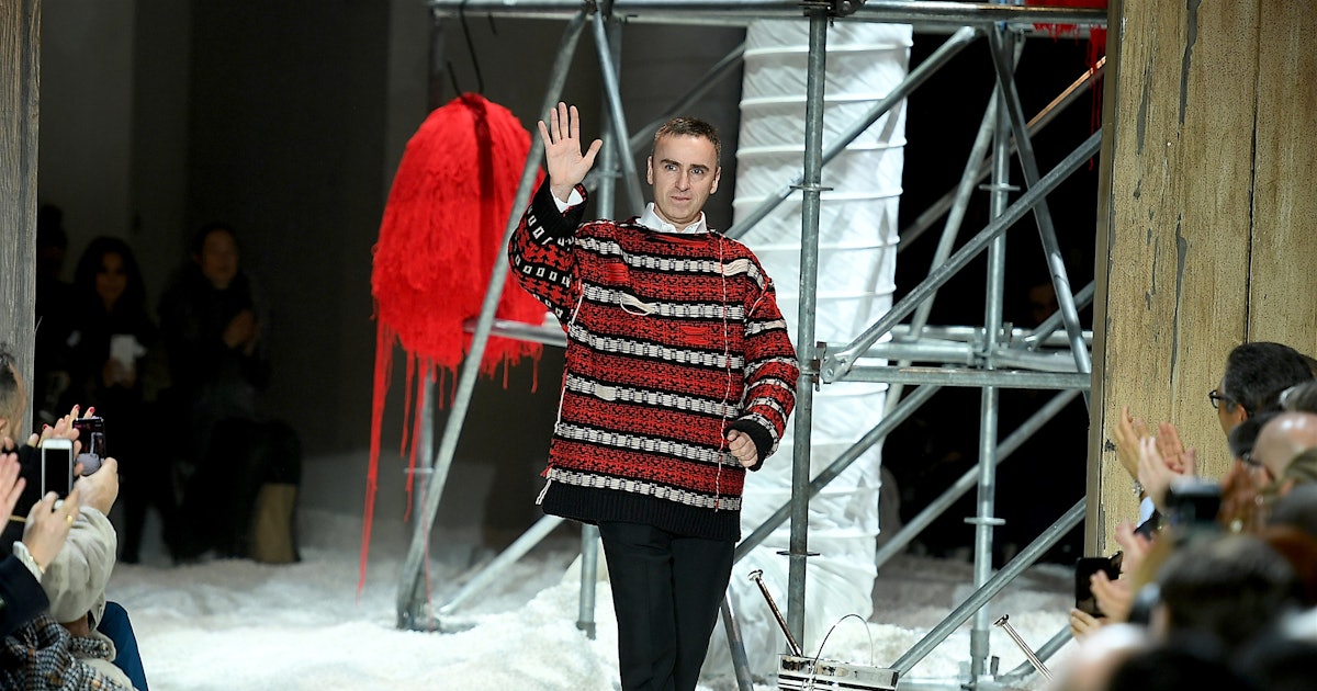 Raf Simons at Calvin Klein: Revisit the Designer’s Most Memorable ...