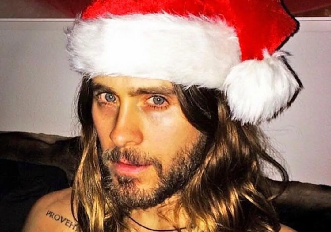Jared Leto Celebrated His 47th Birthday By Dressing as a Naked Santa