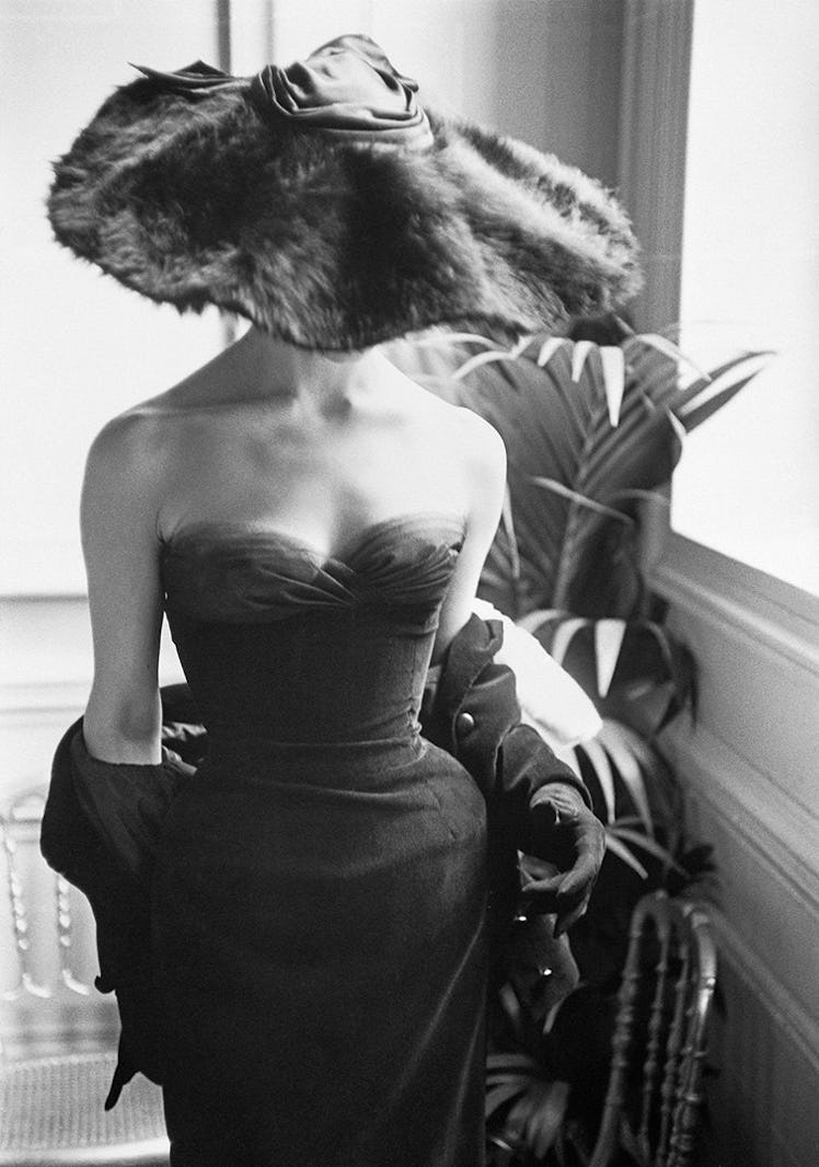 ‘Dior Gown with Fur Hat,’ Paris, 1954, Mark Shaw.jpg