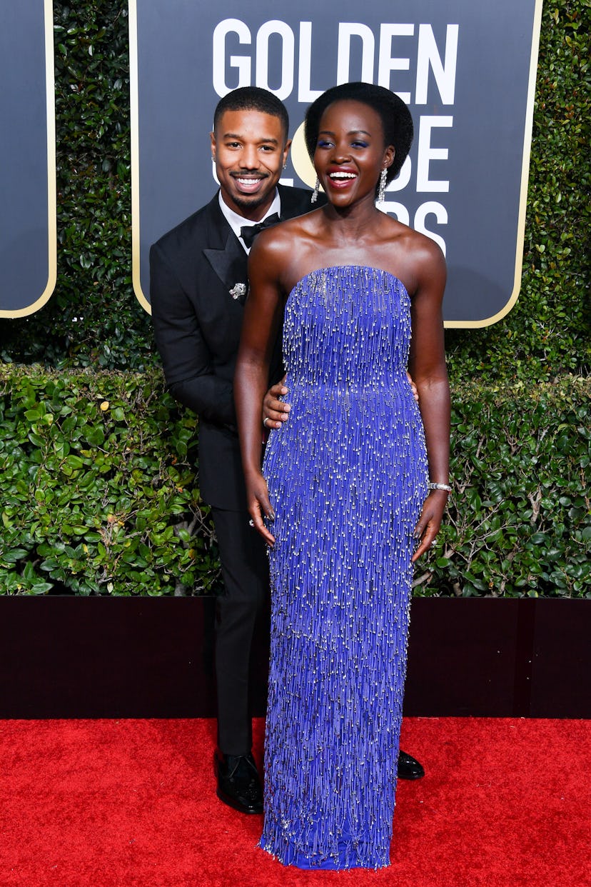 Michael B. Jordan and Lupita Nyong'o