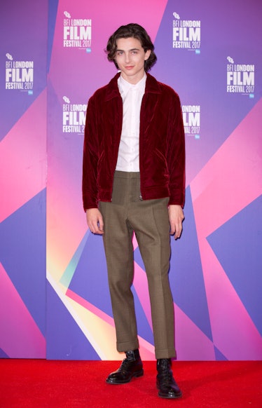 From Floral Suits To A Sequin Harness: Timothée Chalamet's Best Red-Carpet  Looks