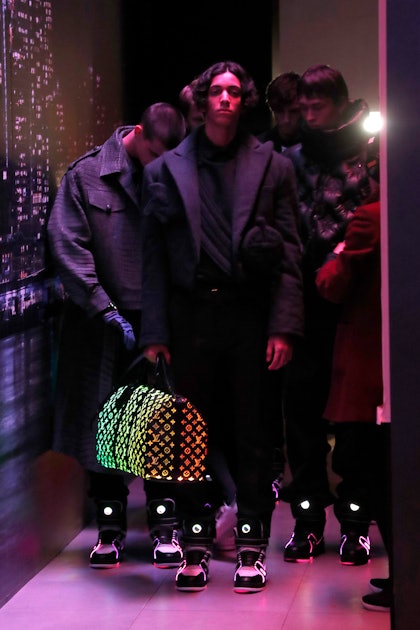 BOOM 💥 Virgil Abloh introduces the glow-in-the-dark Keepall 50 Bandouliere  Light Up, a masterful reimagining of Louis Vuitton's original soft travel  bag, By Crepslocker