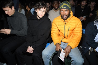 Timothée Chalamet and Frank Ocean Reunited in the Louis Vuitton Front Row