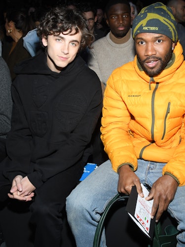 Timothée Chalamet and Frank Ocean Reunited in the Louis Vuitton Front Row